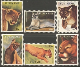 Suriname Republiek  697/702 Wereld Natuur Fonds 1991 Postfris
