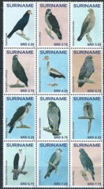 Suriname Republiek  2102/2113  Vogels 2015 Postfris
