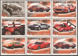 Suriname Republiek 1473/1480 Auto's 2007 Postfris