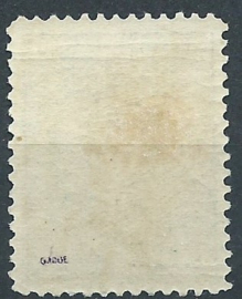 Nederlands Indië  59C (11½×11) 2½ GLD Koningin Wilhelmina Ongebruikt (1)