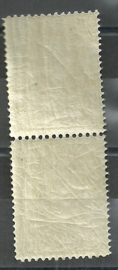 Nvph 125H (11½×12½) 20 ct Jubileum 1923 in paar Postfris (1)