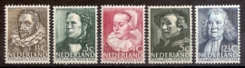 Nvph 305/309 Zomerzegels 1938 Postfris