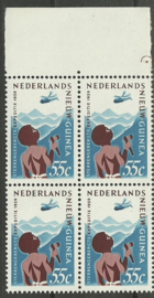 Nederlands Nieuw Guinea 53 PM in randblok Postfris