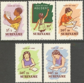 Suriname Republiek 480/484 Kinderzegels 1985 Postfris