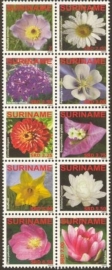Suriname Republiek 1669/1678 Bloemen 2009 Postfris