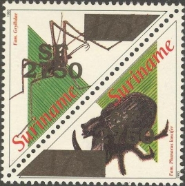 Suriname Republiek 1179/1180 Insekten Hulpuitgifte 2002 Postfris