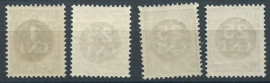 Port  61/64 Overdruk 1912-1920 Postfris (4)