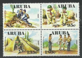 Aruba 440/443 10 jaar Scouting Aruba Postfris