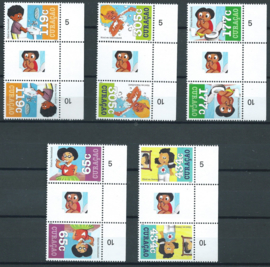 Curaçao Status Aparte 305a/309a Kinderzegels 2015 Postfris (5)