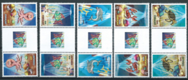 Curaçao Status Aparte 247a/251a Kinderzegels 2014 Postfris (2)