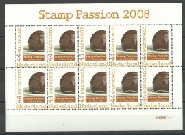 Persoonlijk Postzegelvel Stamp Passion 2008 Postfris (moorkop)