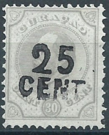 Curacao  18 Hulpzegel Ongebruikt (1)