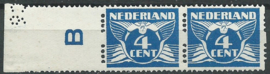 Roltanding  5 4 ct Tweezijdige Roltanding in horizontaal paar Postfris (1)