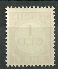 Nederlands Indië Port 38 1 Gld Cijfer en waarde in rood 1913-1924 Postfris (1)