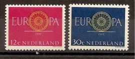 Nvph  745/746 Europa 1960 Postfris