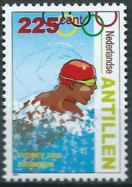 Nederlandse Antillen 1322a Blok Olympische Spelen Sydney Postfris (zegel uit blok)