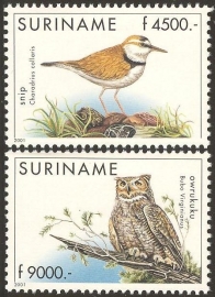 Suriname Republiek 1116/1117 Vogels 2001 Postfris