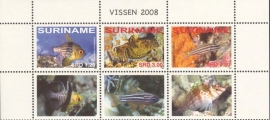 Suriname Republiek 1511/1513 Vissen 2008 Postfris