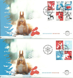 FDC Jaargang 2015 compleet onbeschreven met open klep E706/725b