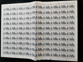 Nvph. 1324/1327 Zomerzegels in vellen van 100 Postfris + Plaatfouten