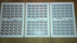 Nederlandse Antillen 556/558 Postfris (complete vellen)