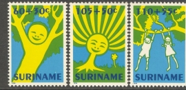 Suriname Republiek  751/753 Kinderzegels 1992 Postfris