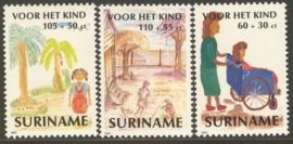 Suriname Republiek  717/719 Kinderzegels 1991 Postfris