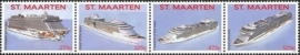 Sint Maarten 276/279 Cruiseschepen 2015 Postfris