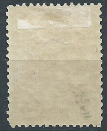 Nvph  79B (11½×11) 5 Gld Koningin Wilhelmina Bontkraag Ongebruikt (1)