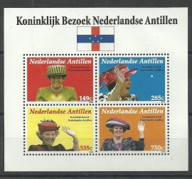 Nederlandse Antillen 1700 Blok Koninklijk Bezoek 2006 Postfris