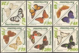 Suriname Republiek  808/819 Surinaamse Vlinders 1994 Postfris