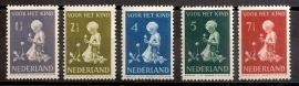 Nvph 374/378 Kinderzegels 1940 Ongebruikt