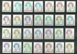 Nvph 1491/2731 Koningin Beatrix Gestanst Postfris (Zelfklevend geheel compleet)