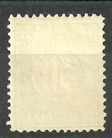 Nvph  31F 1 ct (12½ × 12½) Cijferzegel 1894 Postfris (1)