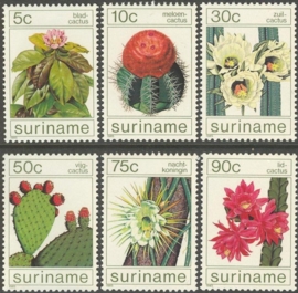 Suriname Republiek 434/439 Surinaamse Cactussen 1985 Postfris