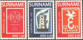 Suriname Republiek 1358/1360 50 Jaar Europazegels 2006 Postfris