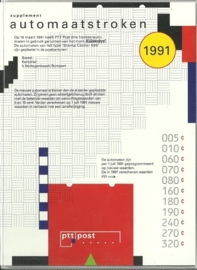 Supplement Klussendorf 1991 in originele verpakking Afgestempeld