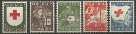 Nvph 607/611 Rode Kruiszegels 1953 Postfris