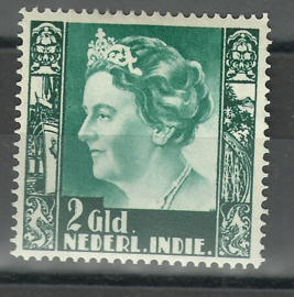 Nederlands Indië 264 2 Gld Koningin Wilhelmina Ongebruikt