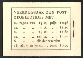 PZ 38-N 4 × 6 (Nvph 172/379/380/381) Roomkleurige Kaft (11)