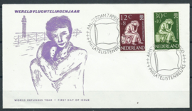 FDC "E42" Onbeschreven met open klep   * variant * (1)