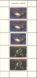 Suriname Republiek 1278/1279V UPAEP 2004 Postfris (Compleet Vel)