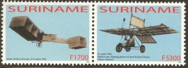 Suriname Republiek 1224/1225 100 Jaar Luchtvaart 2003 Postfris