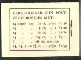 PZ 38-N 4 × 6 (Nvph 172/379/380/381) Roomkleurige Kaft (18)