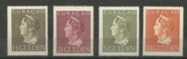 Curacao 178/181 Wilhelmina Konijnenburg Postfris (3)