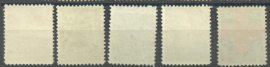 Nvph 203/207 Rode Kruis 1927 Postfris ( 5)