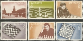 Suriname Republiek 418/423 Schaken 1984 Postfris