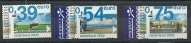 Nvph 2062/2064 Eurozegels 2002 (Gestanst) Postfris