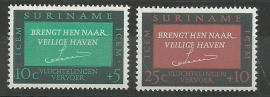 Suriname 436/437 Postfris