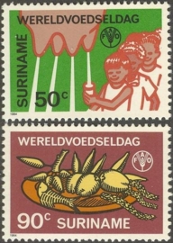Suriname Republiek 425/426 Wereld Voedseldag 1984 Postfris